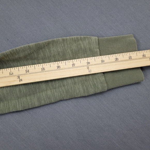 Element Womens Olive Green Slub Knit Utility Cargo Hoodie Jacket Snap Front S - Picture 5 of 16